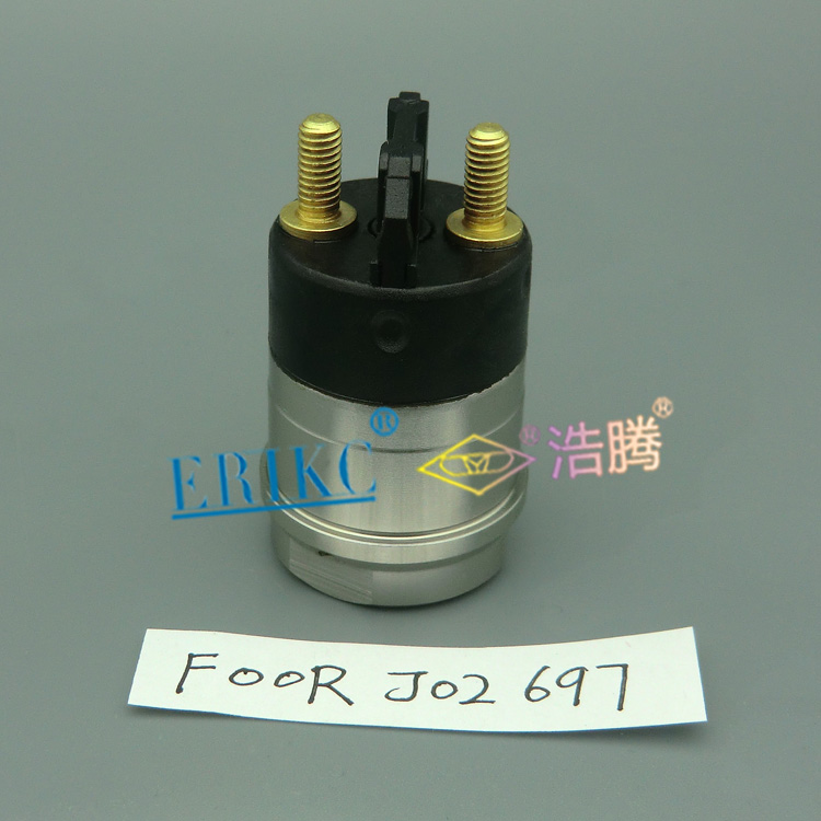 ERIKC F00RJ02697 Common Rail Parts Injector Solenoid Connection Group F 00R J02 697 Injection Solenoid Valve Set for Cummins
