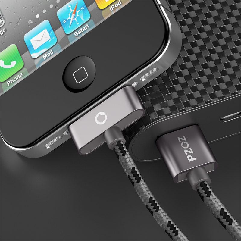 PZOZ USB Cable Charge Fast Charging for iphone 4 s 4s 3GS 3G iPad 1 2 3 iPod Nano itouch 30 Pin Charger adapter Data Sync cord