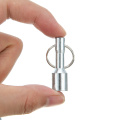 1pc Metal Magnet Keychain Split Ring Pocket Keyring For Home Supplies Magnet Key Chains 12mm
