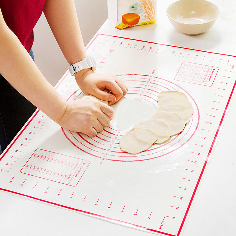 Silicone Baking Mats Sheet Pizza Non-Stick Maker Holder Pastry Kitchen Gadgets Cooking Tools Bakeware Accessories