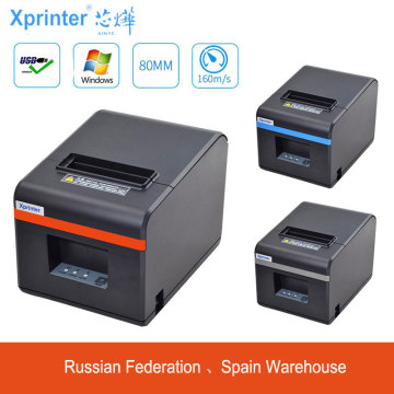 Free shipping Xprinter brand High cost-effective 80mm auto cutter Thermal printers Line of thermal POS Printer kitchen printer