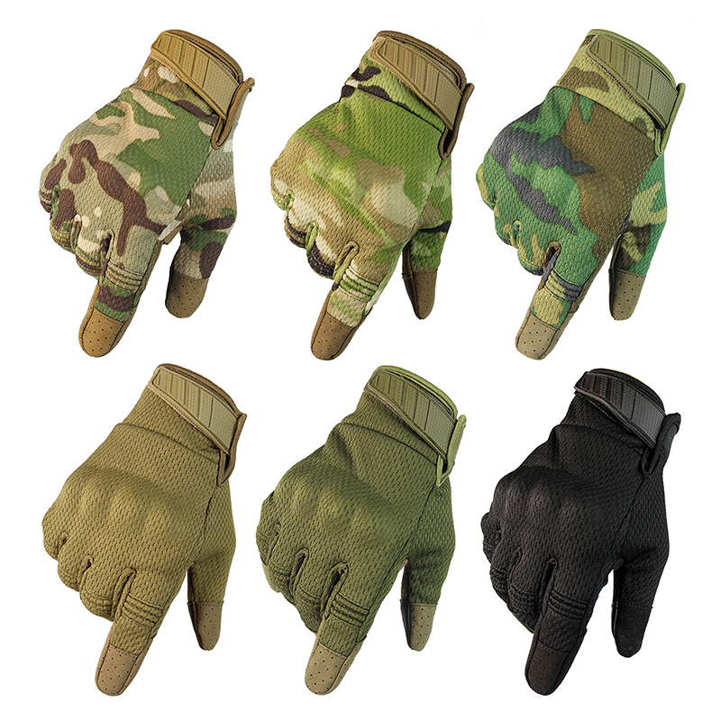 Touch Screen Hard Knuckle Tactical Gloves PU Leather Army Military Combat Airsoft Outdoor Sport Cycling Paintball Hunting Gloves