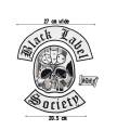 black label society large Embroidered punk biker Patches Clothes Stickers Apparel Accessories Badge