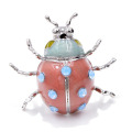 CINDY XIANG New Color Arrival Enamel Ladybug Brooches for Women Large Insect Pins Fashion Jewelry Cute Bug Accessories Good Gift