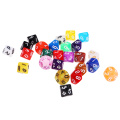 25x 16mm Multisided D10 Dice Digital for TRPG MTG DND Roleplay Accessories Fun Toys