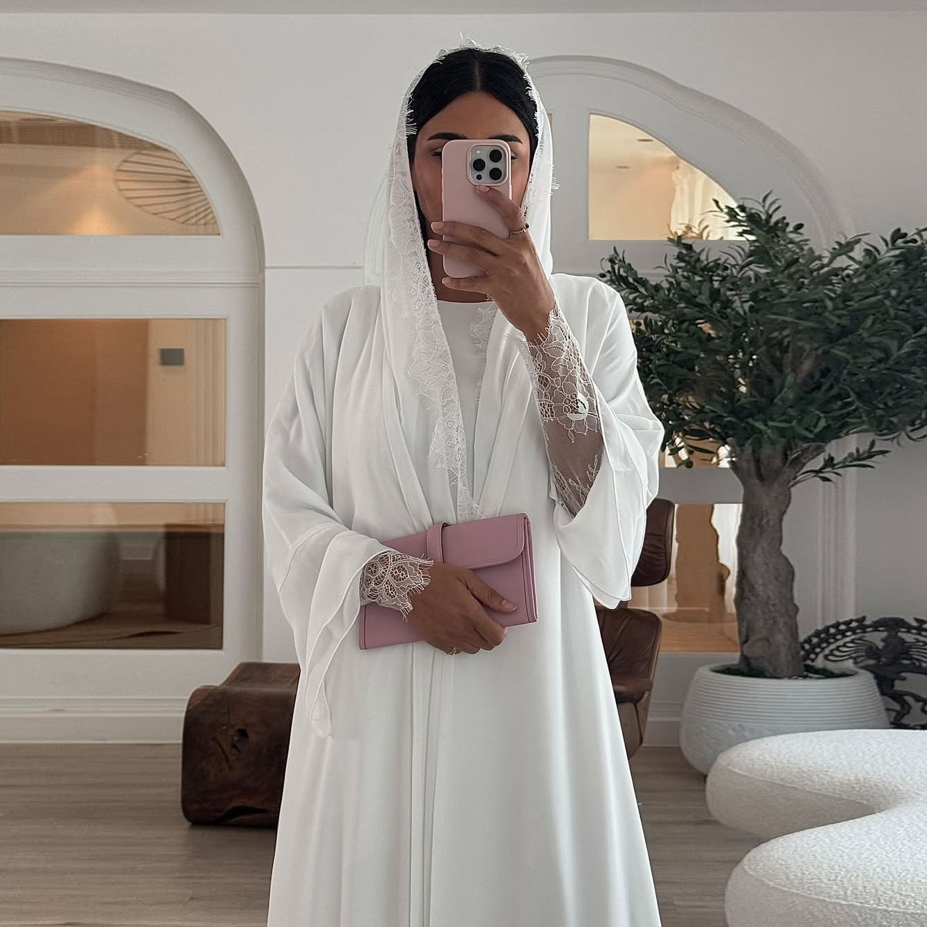 Wholesale Plain Design Islamic Modest Long Dress Gown Turkish Dubai Abaya with Shawl Muslim Women's Long Robe3