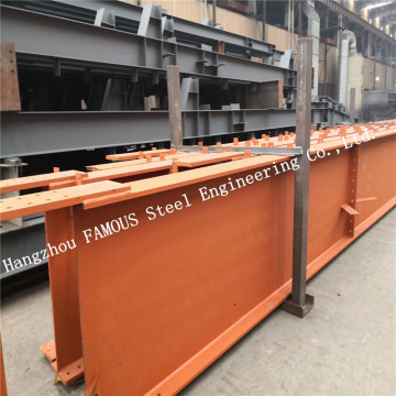 Prefabricated Q355b Strength Galvanized Structural Steel Fabrications Steel Member Surface Painting