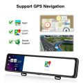 ADAS Android Dash Cam 4G Car DVR Mirror GPS Wifi 12 Inch IPS Touch Auto Video Recorder Dashcam Auto Dual Camera Front And Rear