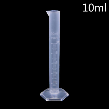 10ml Plastic Measuring Cylinder Graduated Tools Chemistry Laboratory Cylinder Tools School Lab Supplies