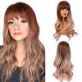 Natural Loose Wave Ombre Synthetic Hair Women Wigs