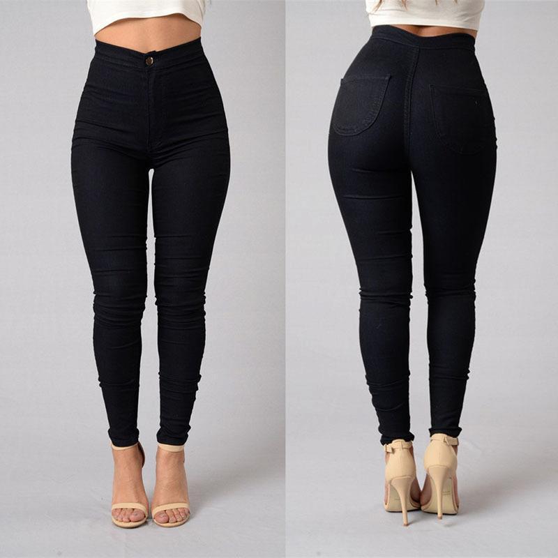 2020 Hot Selling Women's Jeans Tights High Waist Stretch Jeans Slim Pencil Pants S-XXL