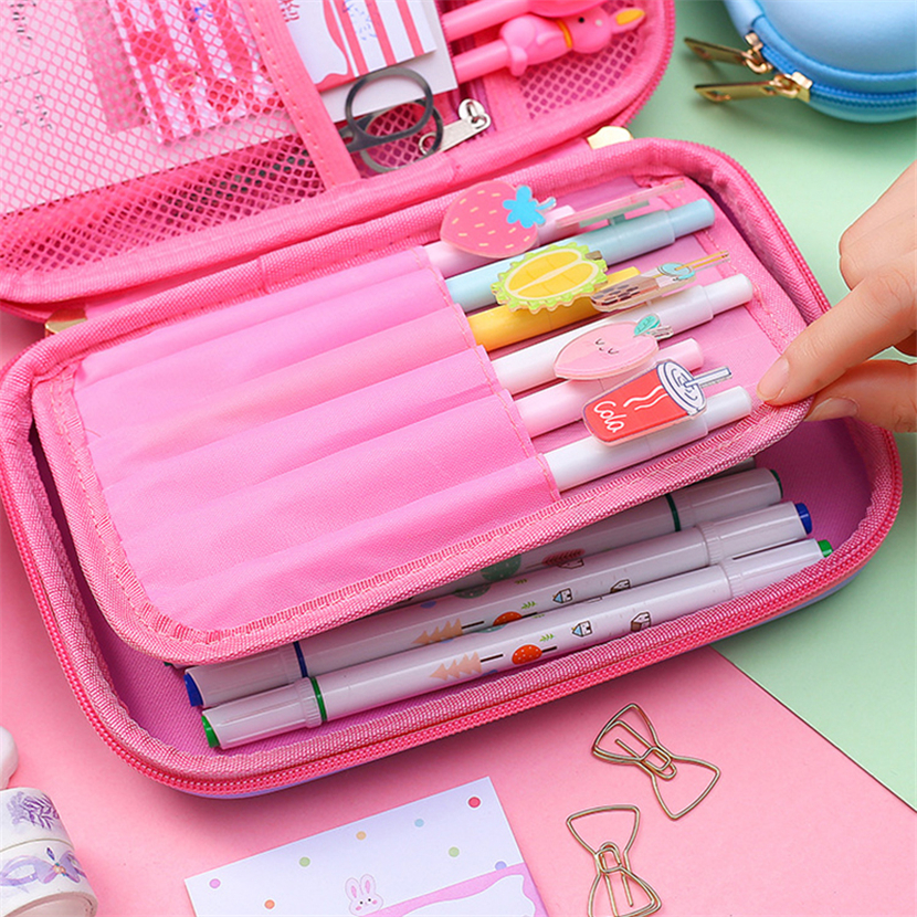 Pencil cases Stationery School supplies Kawaii Estojo Escolar Cute Pencilcase girls High capacity Case piornik trousse ecole box