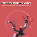 Universal Fishing Pole Holder 360 Degree Adjustable Foldable Bracket Sea Lake Fish Rod Fix Pole Rack Stand