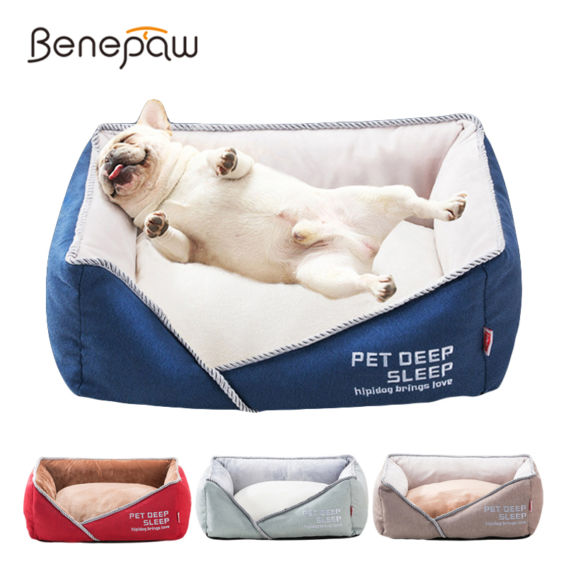 Benepaw Comfortable Dog Beds For Small Medium Large Dogs Durable Removable Antislip Soft Puppy Pet Sleeping Lounger Couch