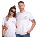 Couple T-shirt summer couple girl boy printed clothes couple T-shirt Casual Cotton Short Sleeve Tees Tops Brand Loose Couple Top