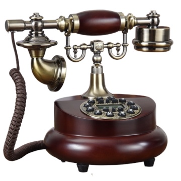 GSM cordless solid wood phone ,fixed wireless telephone/antique fashion household rustic vintage telephone/Caller ID Hands-free/