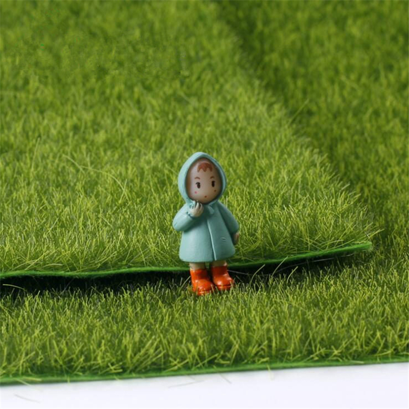 30X30CM Artificial Grass Carpet Real Touch Artificial Plants Lawn Moss Fake Grass Mat Farmhouse Decor