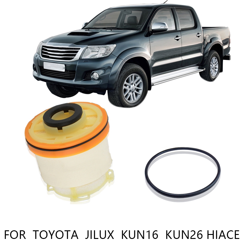 5PCS Fuel Filter Diesel Filter elements Kit for Toyota Hilux 2012-2015 Kun16 Kun26 Hiace 2017 Fortuner 12-15 23390-0L050