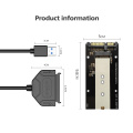 ZOMY SATA Cabels Mobile Hard Drive SSD 2.5'' mSATA To USB ssd Transfer Cables Stand By Adapter Data Cables SATA Interface