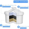 6Pcs/Set Filters Replacement for Water Pitcher Household Purify Kettle Direct Drinking Activated Carbon Water Filters