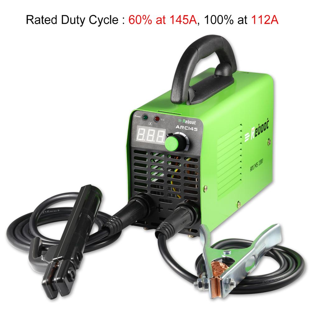 REBOOT Stick Welder ARC Welding Machine 145A Welder Light Weight 220V Iron Welder MMA Inverter Machine Mini Portable Welder