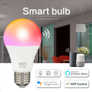 Dimmable B22/E27 WiFi Smart Light Bulb RGB LED Lamp Smart Life APP Control Wake Up Smart Lamp Night Light Smart Home Accessories
