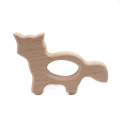 Baby Infant Accesories New Baby Teether Wooden Animal Pacifier Pendants BPA Free Beech Animal Shape Teether Baby Wooden Chew Toy