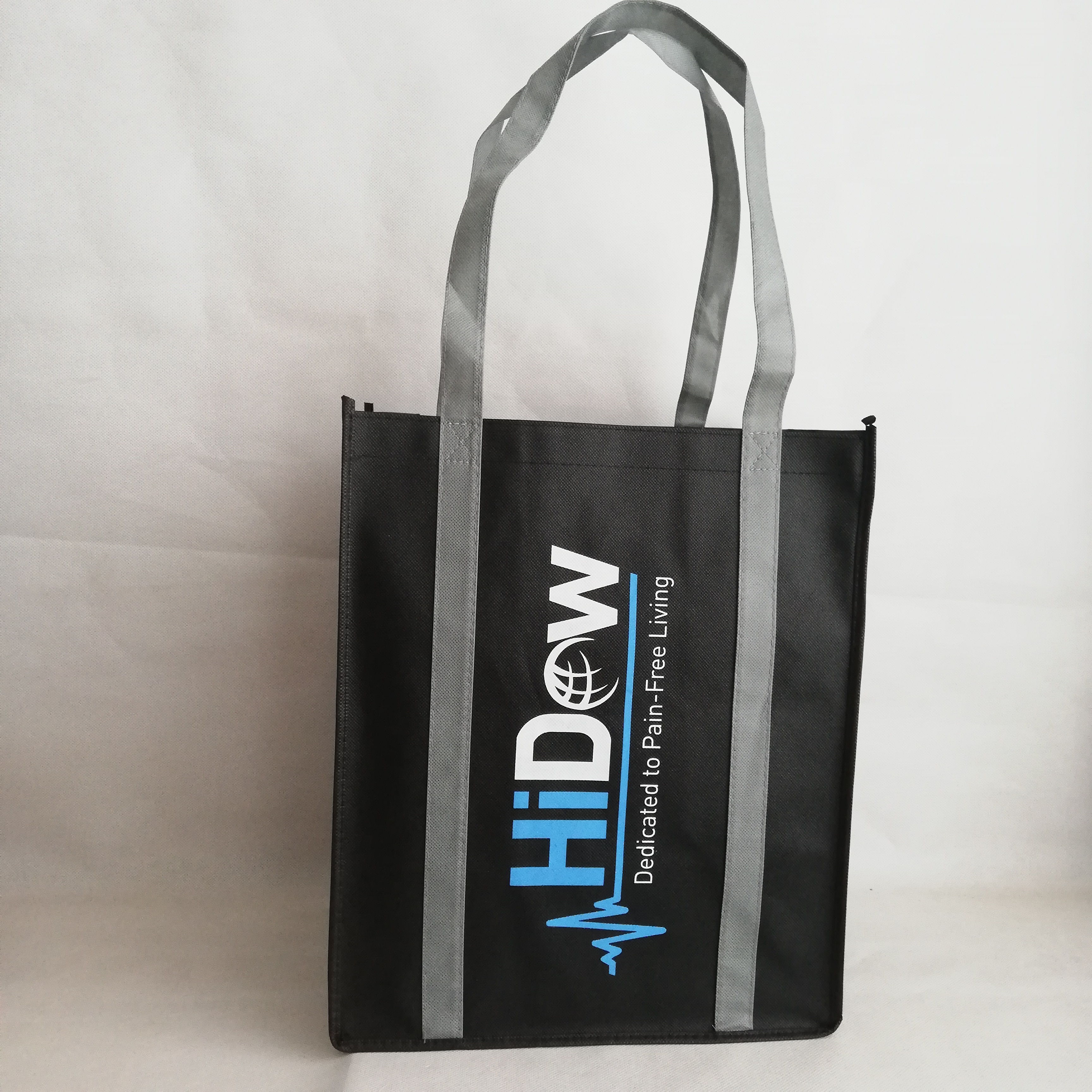 500pcs/lot Custom Personalized Your Logo Printed Shopping Tote Bag Wholesales Promotional Reusable Grocery Bag for New Store