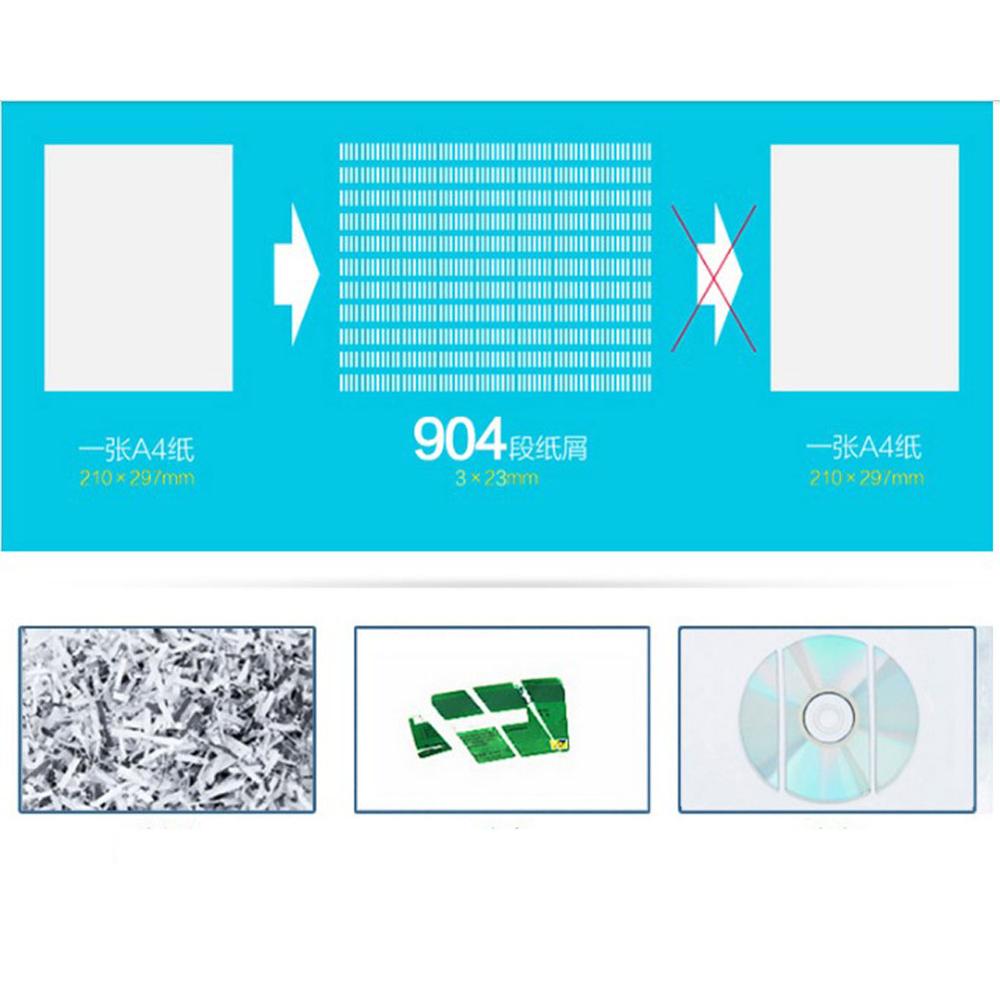 1 Pc/Pack Portable Manual A4-SIze Paper Shredder for Shredding Paper & Credit Card & CD&DVD