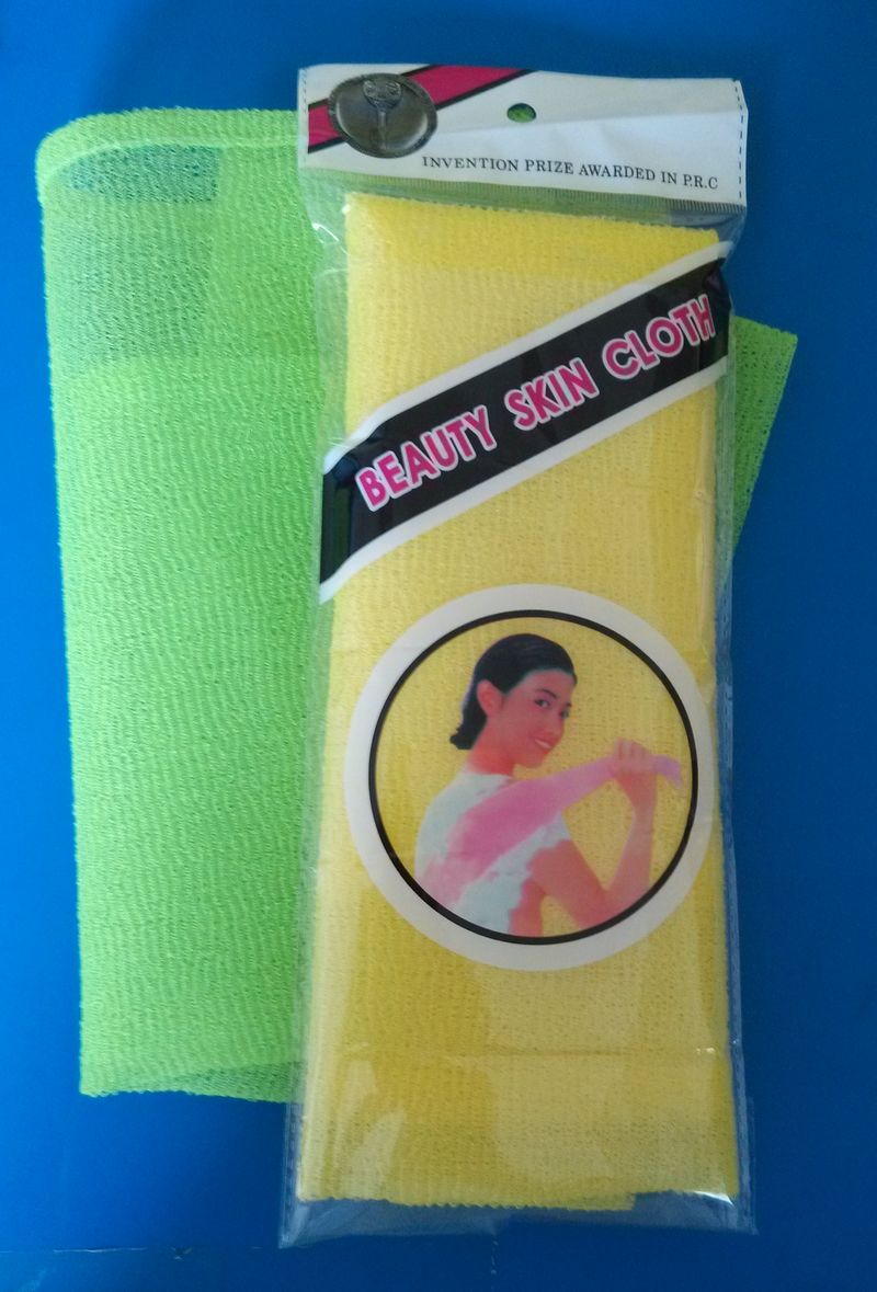 2pcs beauty skin exfoliating cloth washcloth japanese body wash towel nylon bath towel skin polishing towel