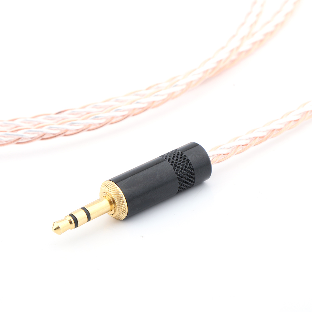 High Quality 2 rca to 3.5MM hifi 1 to 2 audio video cable with OFC pure copper Audio Cable