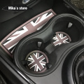 3pcs/lot Auto Interior Silica Gel Coffee Tea Cup Mat Anti-slip Coaster Pad for Mini Cooper F60 F 60 Countryman Car Accessories