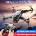 HJ38Pro RC Drone GPS 4K HD Dual Camera With 70 Degree Electric Adjustment 5G WIFI FPV Foldable Quadcopter Helicopter Gift Toys
