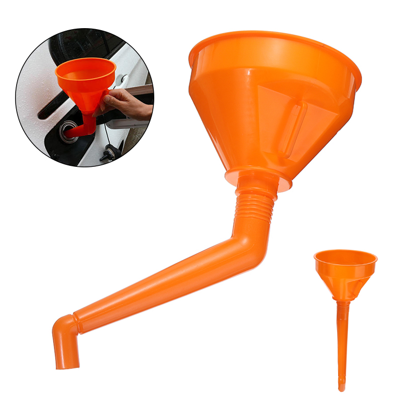 240mm Universal Plastic Large Ddtachable Flexible Neck Funnel Fuel Petrol Truck Car Van Service Parts Accessories