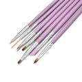 7Pcs High Quality Professional Acrylic Liquid For Nail Acrylic Nail Art Pen Tips UV Builder Gel Painting Brush Manicure Set Hot