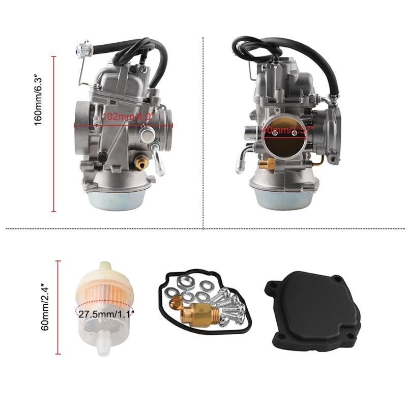 1/2/4PCS Motorcycle Carburetor Carburador Carburateur For Polaris Sportsman 500 DUSE 500 RSE 4x4 HO 2001-2012 Fuel Supply System