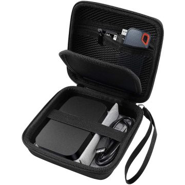 Hard Travel Case for RAVPower FileHub, Travel Router AC750 / N300, 2.5 Inch Portable SSD, MP3 Player, Power Bank, USB Cable etc