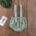 Summer Baby Boys Rompers Girls Cute Corduroy Suspender Rompers Baby Kids Clothing Toddler Shorts Bottoms 0-24M