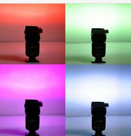 New 12 Color Flash Diffuser Kit for CANON 600EX 580EX II 430EX 320EX 270EX MDAU