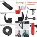 1 Set Dashboard Protective Cover + Nylon Hook + 1m Line Pipe Mini Hanger For Ninebot MAX G30 Electric Scooter Parts Accessories