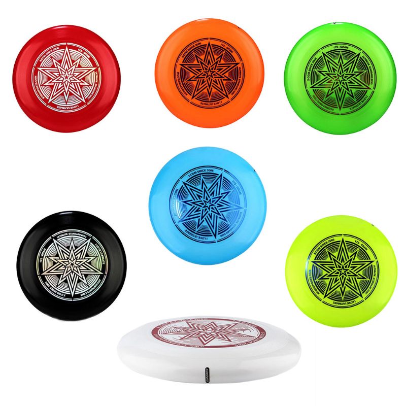 Ultimate Flying Disc Hot Stamping Star Print Non-odor PE Smooth Surface Game Competition Outdoor Practice Accessory