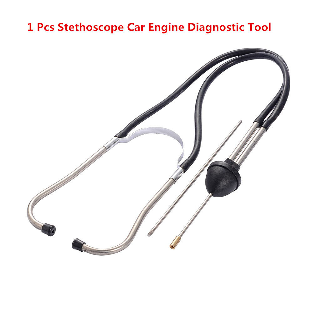 Franchise Mechanics Cylinder Stethoscope Car Engine Block Diagnostic Automotive Hearing Tools Anti-shocked Durable Chromed-steel