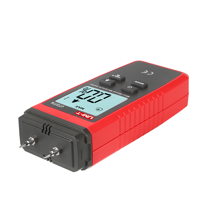 UNI-T UT377A Digital Wood Moisture Meter Hygrometer Humidity Tester for Paper Plywood Wooden Materials Hand-held LCD Detector