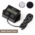 Digital Engine Tach Hour Meter Tachometer Gauge Inductive Display For Motorcycle Motor Marine Chainsaw Boat