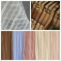 2 meters/lot mesh Embroidery lace fabrics Dress skirt sewing lace fabric Wedding background Home Decoration cloth wide 1.5M