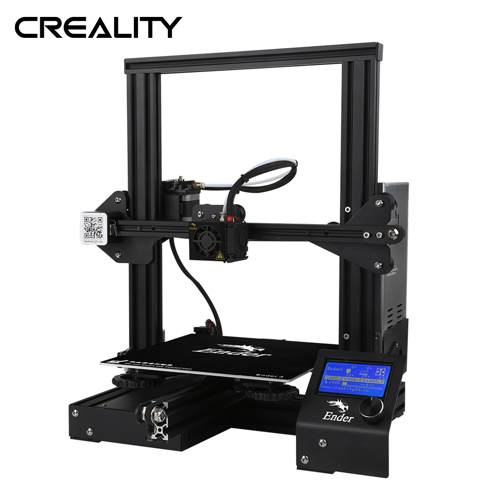 CREALITY 3D Ender-3/Ender-3X Printer Kit Print Mask Full Mental With PLA/PETG/ TPU High Precision 3D Printer kit impressora