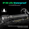 Powerful XHP90.3 led Flashlight USB Rechargeable Tactical Flashlight Zoom Torch Lantern for Outdoor Camping , Fishing , Hiking