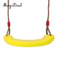 Outdoor Swing Set 4CM Thick Seat with Adjustable Ropes Playground Accessory for Kids Children Outdoor Toy 3Colors