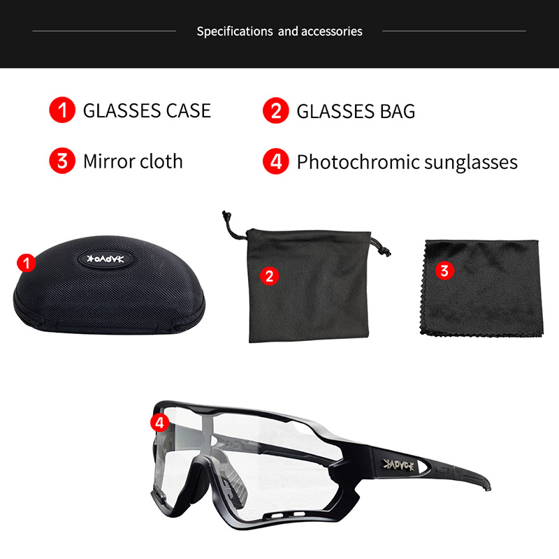 Photochromic Cycling Glasses Men Women 2019 Sport Bicycle Sunglasses Running Riding Eyewear Mtb Road Bike Discoloration Goggles