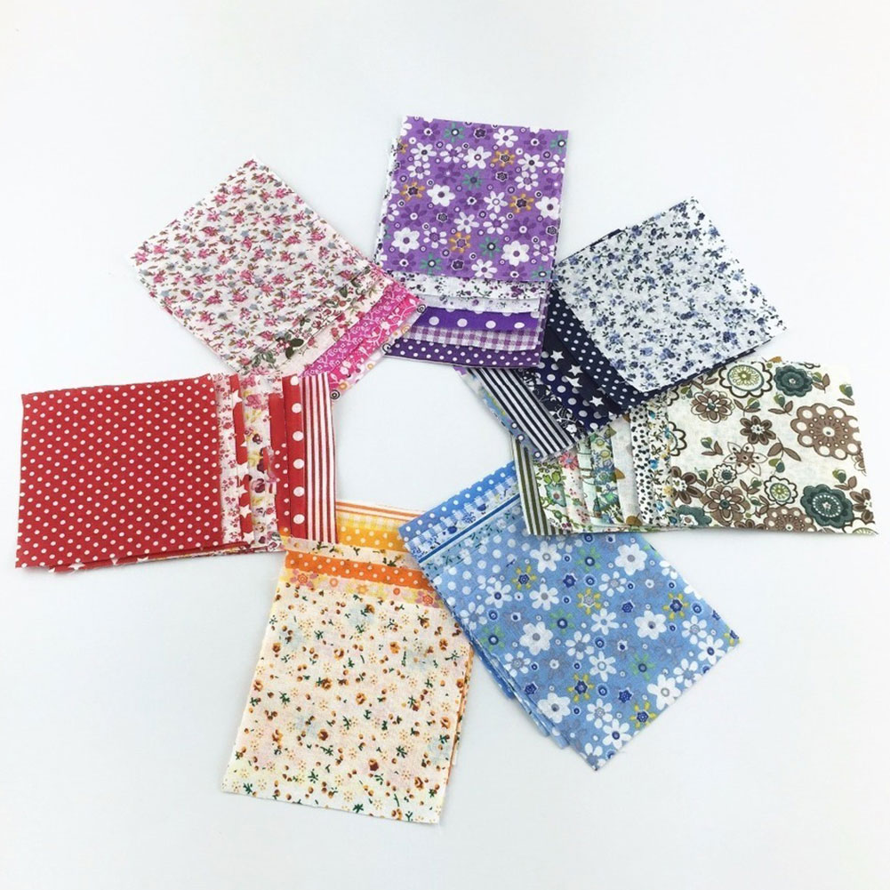 50 pieces 10 cm x 10 cm charm pack cotton fabric patchwork cloth sew diy quilting #30